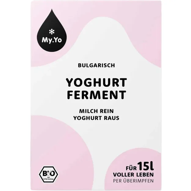 Ferment Probiotic pentru Iaurt Bulgaresc Ecologic/Bio 15g MYYO — preț și oferte