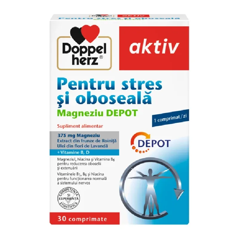 Pentru Stres si Oboseala, 30 comprimate, Doppelherz — preț și oferte