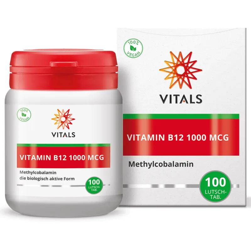 Vitamina B12 (Metilcobalamina) 1000mg 100cpr VITALS — preț și oferte