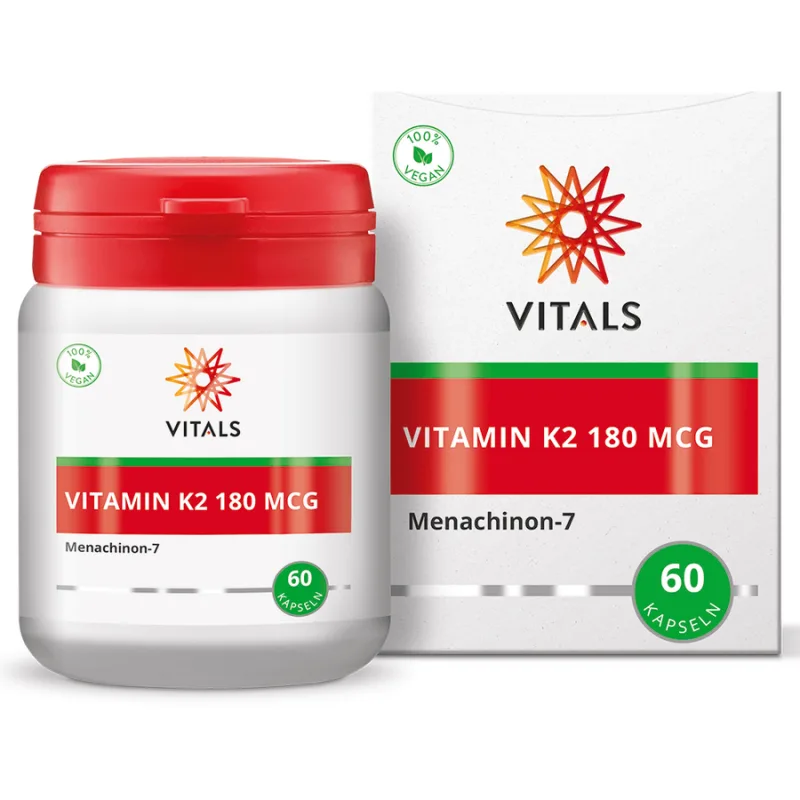 Vitamina K2 180mcg 60cps VITALS — preț și oferte