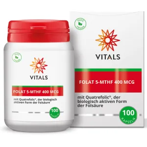 Folate 5-MTHF 400mcg 100cps