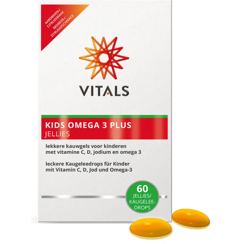 Kids Omega 3 Plus 60 jeleuri VITALS — preț și oferte