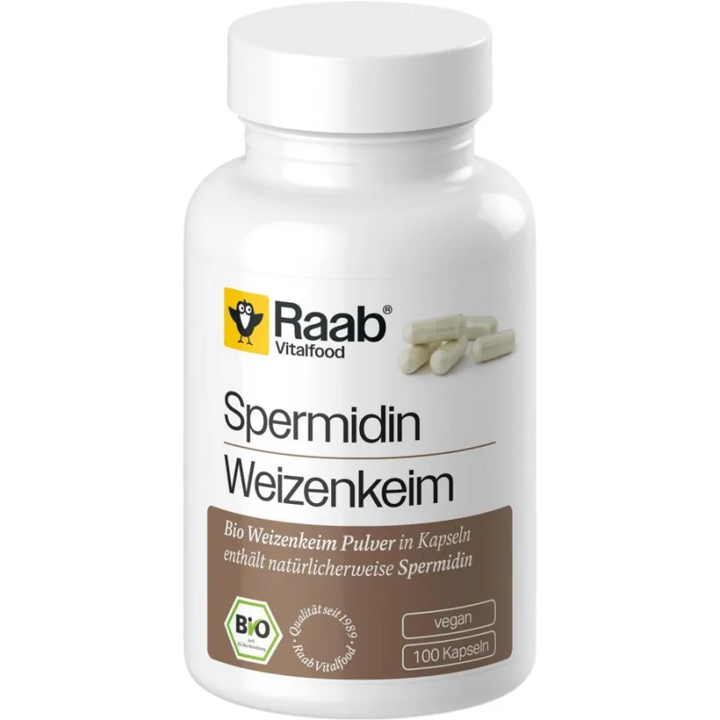 Spermidina 600mg Ecologica/Bio 100cps RAAB — preț și oferte