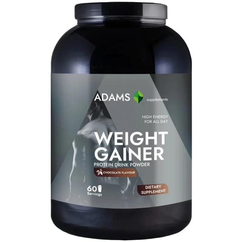 Proteina pentru Cresterea Masei Musculare cu Aroma de Ciocolata 3kg ADAMS VISION — preț și oferte