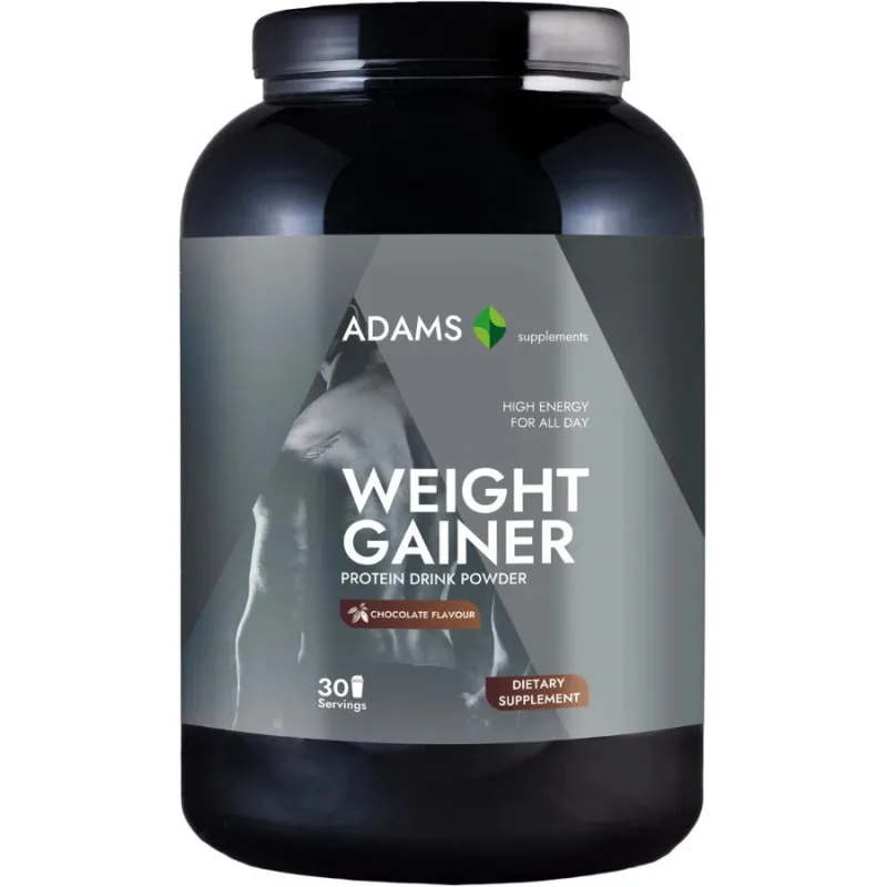 Proteina pentru Cresterea Masei Musculare cu Aroma de Ciocolata 1.5kg ADAMS VISION — preț și oferte