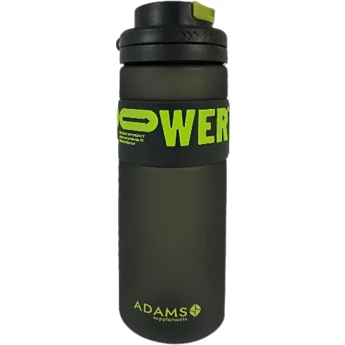 Sticla Neagra de Apa din Plastic cu Pai Power 820ml ADAMS VISION — preț și oferte