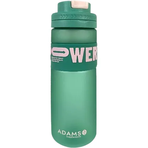 Sticla Verde de Plastic cu Pai pentru Apa Power 820ml ADAMS VISION — preț și oferte