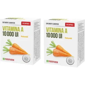 Pachet Vitamina A 10000UI 30cps + 30cps