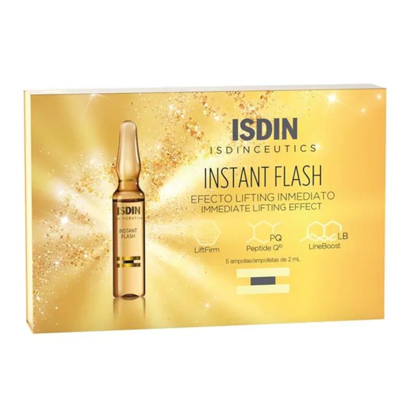 Fiole ser pentru lifting Isdinceutics Instant Flash, 5 fiole, Isdin — preț și oferte