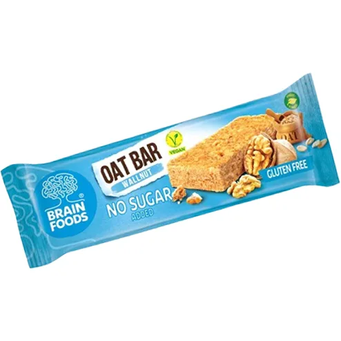 Baton de Ovaz cu Nuca fara Zahar Adaugat 70g BRAIN FOODS — preț și oferte