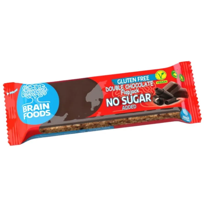 Baton de Ovaz cu Ciocolata Dubla fara Zahar Adaugat 70g BRAIN FOODS — preț și oferte