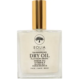 Ulei Uscat pentru Corp cu Sclipici Platinum Drops Renaissance 100ml