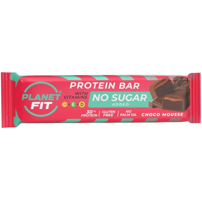 Baton Proteic cu Vitamine fara Zahar Adaugat Choco Mousse 40g BRAIN FOODS — preț și oferte