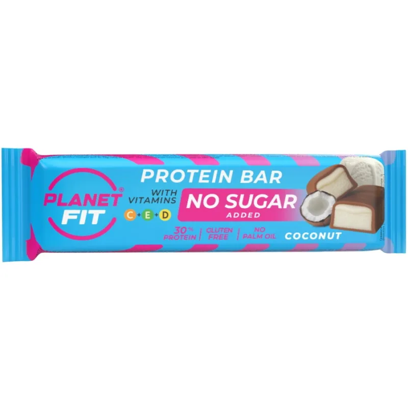 Baton Proteic cu Vitamine fara Zahar Adaugat Coconut 40g BRAIN FOODS — preț și oferte