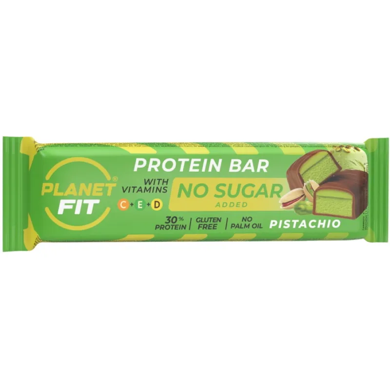 Baton Proteic cu Vitamine fara Zahar Adaugat Pistachio 40g BRAIN FOODS — preț și oferte