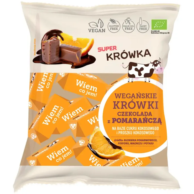 Caramele cu Aroma de Ciocolata cu Portocale fara Gluten Ecologice/Bio 150g SUPER FUDGIO — preț și oferte
