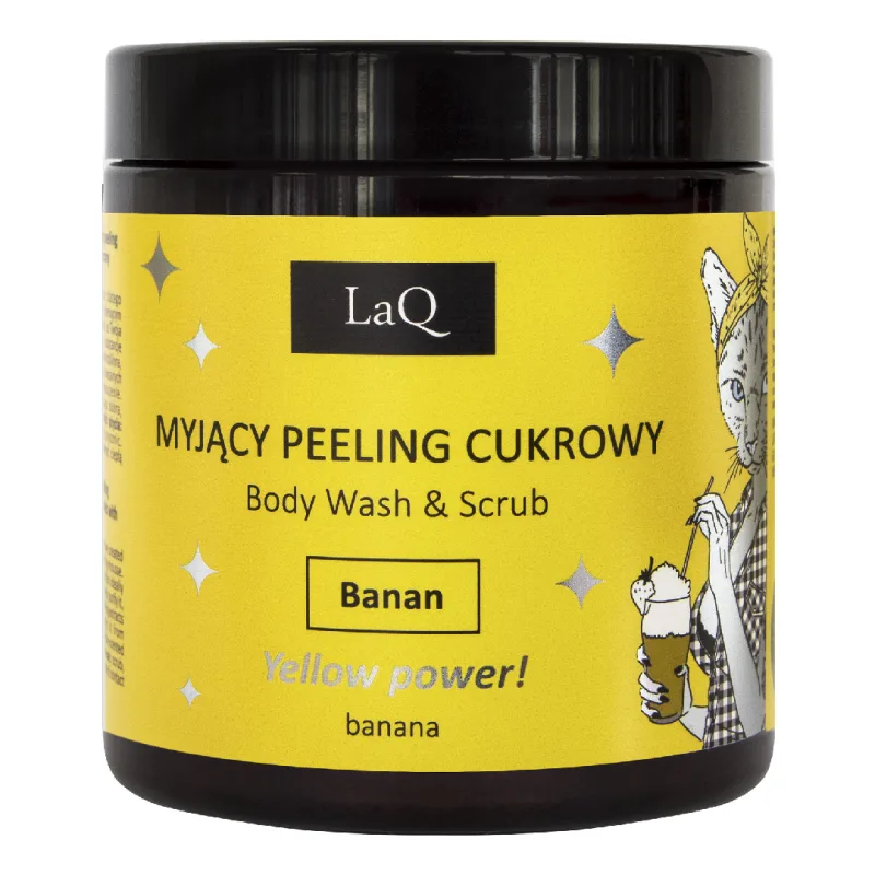 Gel de dus si peeling banane, 220g, LaQ — preț și oferte