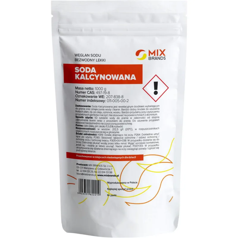 Soda Calcinata (Carbonat de Sodiu) 1kg — preț și oferte