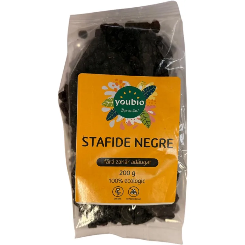 Stafide Negre 200g YOUBIO — preț și oferte