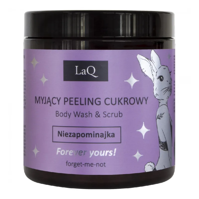 Gel de dus si peeling floare de nu-ma-uita, 220g, LaQ — preț și oferte