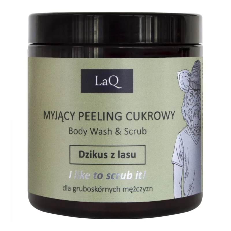 Gel de dus si peeling pentru barbati Wild Boar, 220g, LaQ — preț și oferte