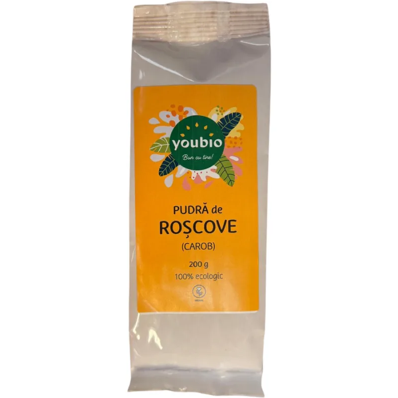 Pudra de Roscove (Carob) 200g YOUBIO — preț și oferte