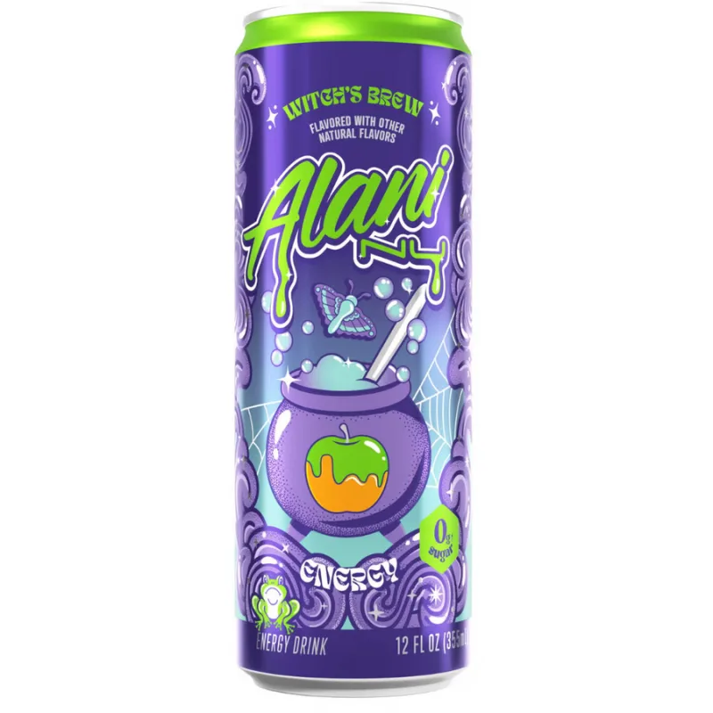 Energizant cu Aroma de Witch's Brew fara Zahar Adaugat 355ml ALANI NUTRITION — preț și oferte