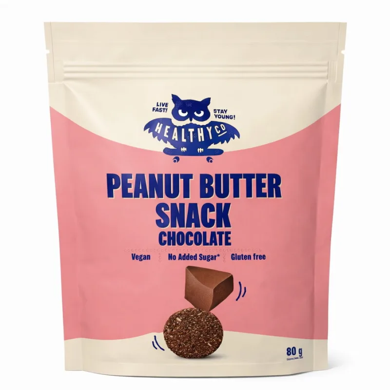 Mini Gustari cu Unt de Arahide si Ciocolata fara Zahar Adaugat 80g HEALTHYCO — preț și oferte