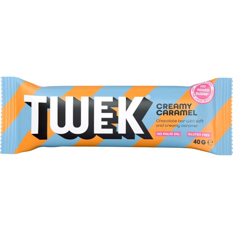 Baton Creamy Caramel fara Zahar Adaugat 40g TWEEK — preț și oferte
