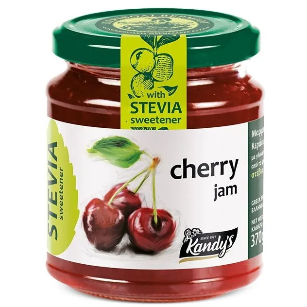 Gem de Cirese cu Stevie fara Zahar Adaugat 370g KANDYLAS — preț și oferte