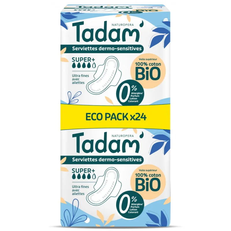 Absorbante Hipoalergenice Ultra Super+ 24buc Tadam — preț și oferte