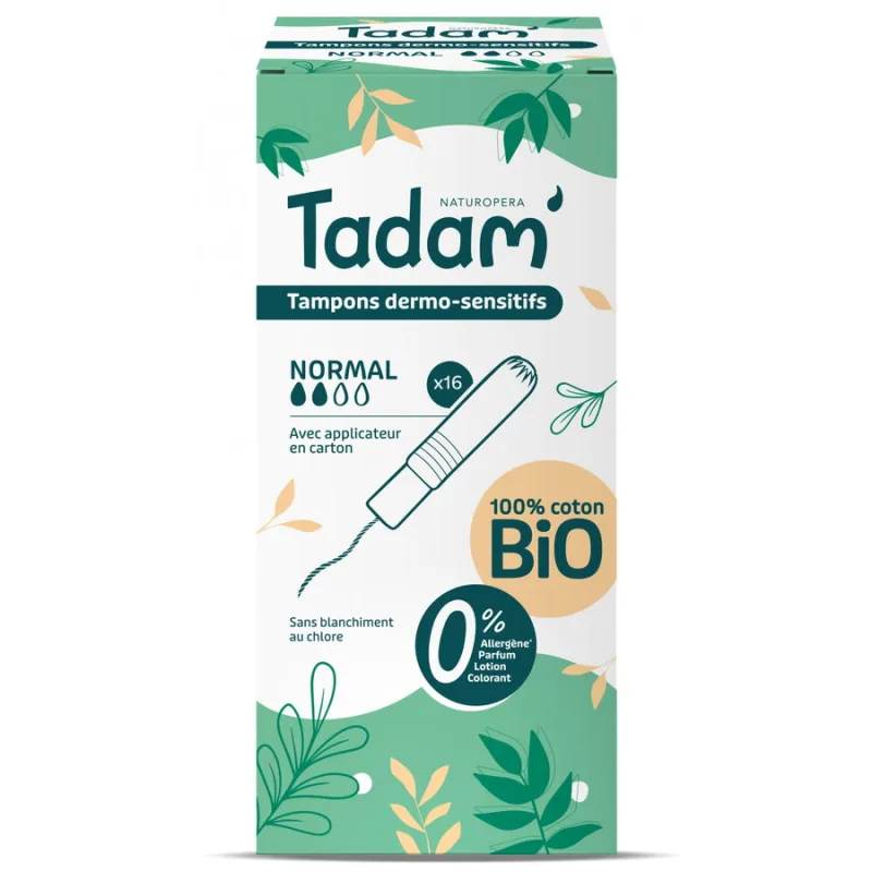 Tampoane Hipoalergenice Normale cu Aplicator 16buc Tadam — preț și oferte