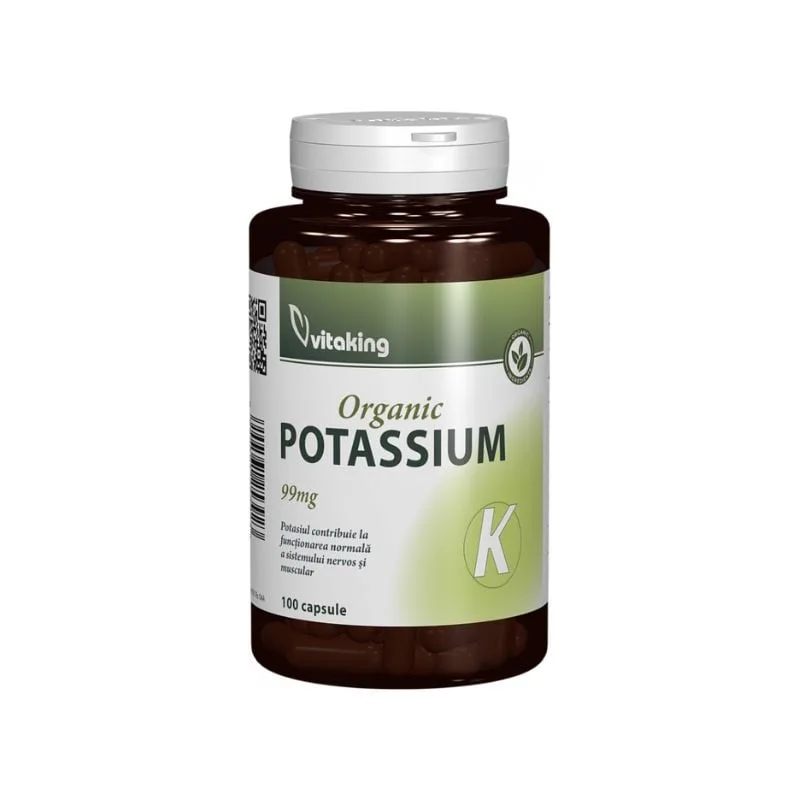 Potasiu 99mg, 100 capsule, Vitaking — preț și oferte