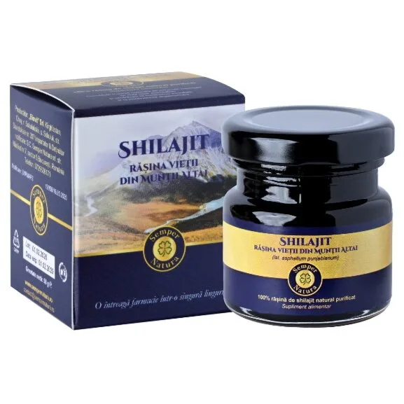 Shilajit - Rasina Vietii din Muntii Altai 50g SEMPER NATURA — preț și oferte