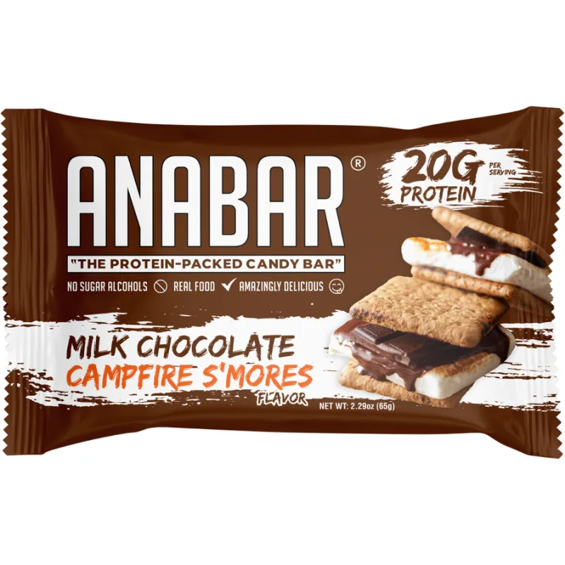 Baton Proteic cu Aroma de Ciocolata cu Lapte si Bezele 65g ANABAR — preț și oferte