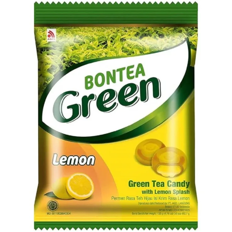 Bomboane cu Ceai Verde si Lamaie 135g BONTEA — preț și oferte