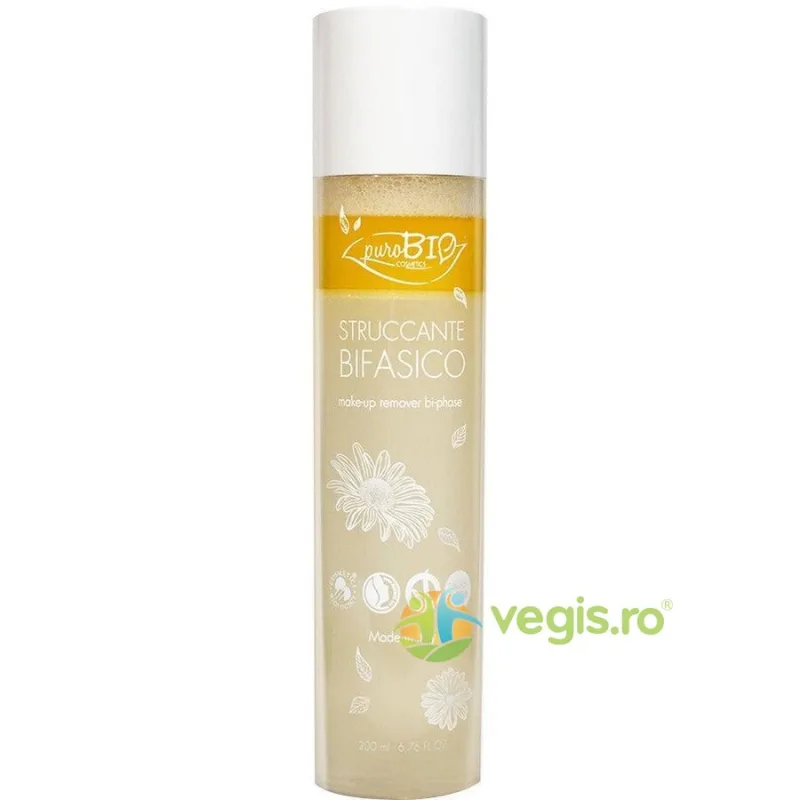 Demachiant Natural Bifazic 200ml PUROBIO COSMETICS — preț și oferte