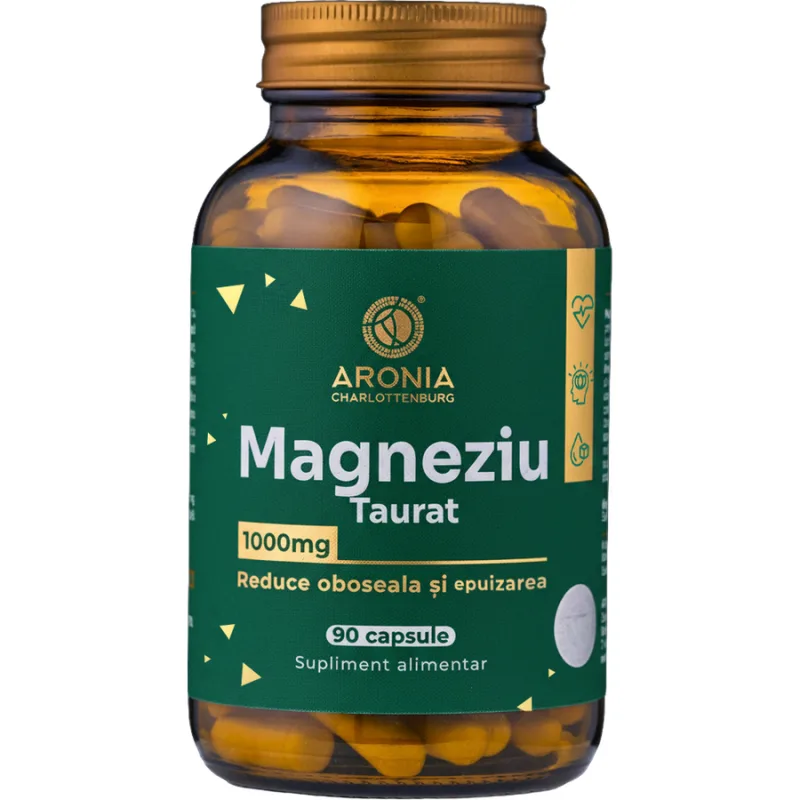 Magneziu Taurat 1000mg 90cps ARONIA CHARLOTTENBURG — preț și oferte