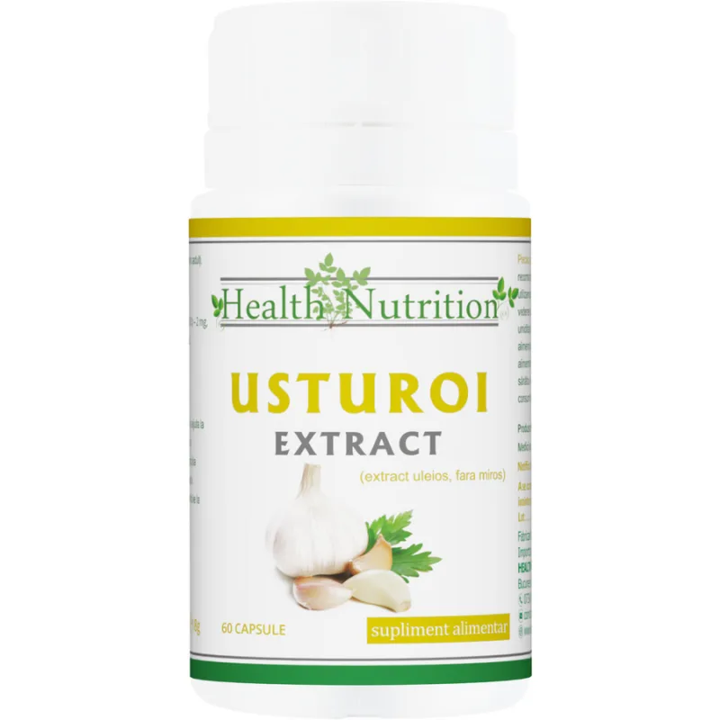 Usturoi Extract fara Miros 60cps Health Nutrition — preț și oferte