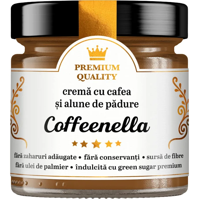 Coffeenella Crema cu Cafea, Alune de Padure si Frisca Secretele Ramonei 250g REMEDIA — preț și oferte