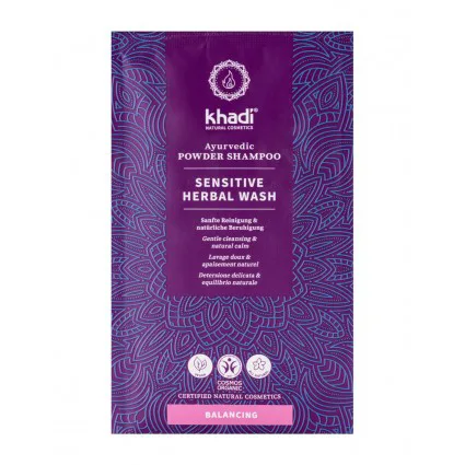 Sampon Pudra cu Amla, Reetha si Shikakai 50g Khadi — preț și oferte