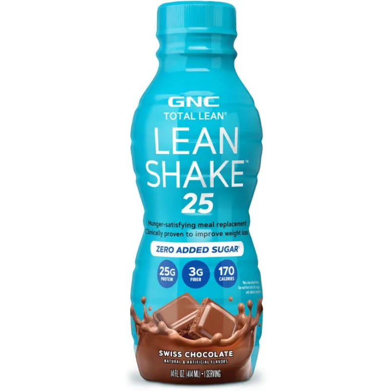 Shake 25 cu Aroma de Ciocolata Elvetiana fara Zahar Adaugat Total Lean 414ml GNC — preț și oferte
