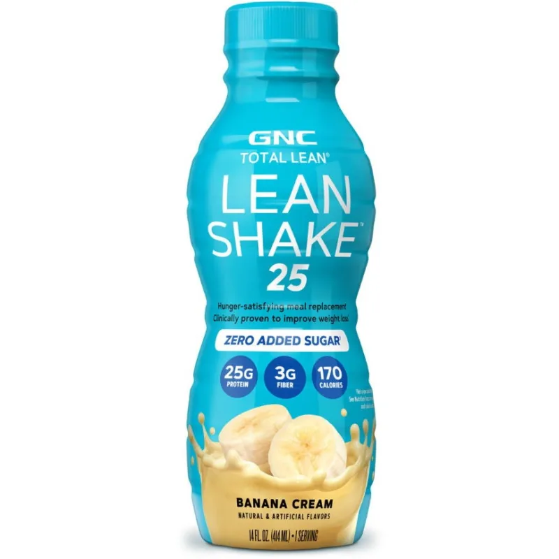 Shake 25 cu Aroma de Banane fara Zahar Adaugat Total Lean 414ml GNC — preț și oferte