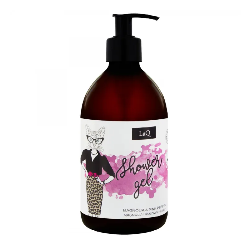 Gel de dus magnolie si piper roz, 500 ml LaQ — preț și oferte
