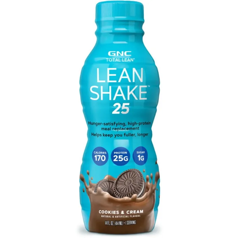 Shake 25 cu Aroma de Biscuiti cu Crema fara Zahar Adaugat Total Lean 414ml GNC — preț și oferte