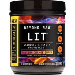 Pre-Workout LIT V2 cu Aroma de Passion Orange Guava 468g