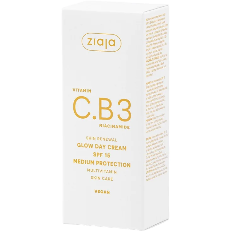 Crema de Zi SPF15 pentru Fata cu Vitamina C.B3 si Niacinamida 50ml — preț și oferte
