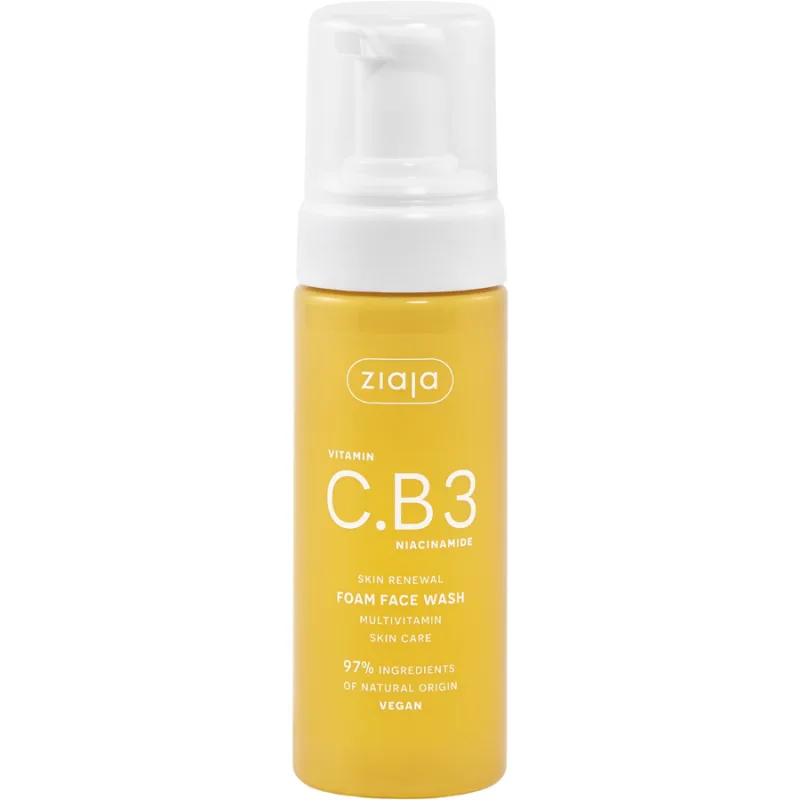 Spuma pentru Curatarea Tenului cu Vitamina C.B3 si Niacinamida 150ml ZIAJA — preț și oferte