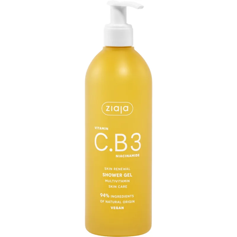 Gel de Dus cu Vitamina C.B3 si Niacinamida 400ml ZIAJA — preț și oferte