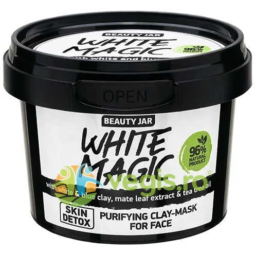 Masca Faciala Purifianta cu Argila Alba si Albastra White Magic 120ml BEAUTY JAR — preț și oferte